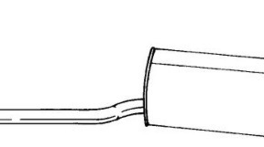Toba esapament finala FIAT PUNTO (176) (1993 - 1999) QWP WEX311 piesa NOUA