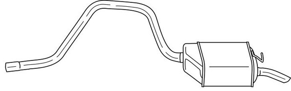 Toba esapament finala FORD MONDEO III (B5Y) (2000 - 2007) QWP WEX8615 piesa NOUA