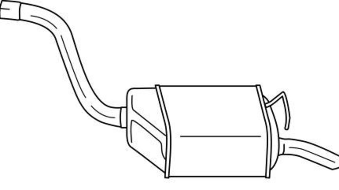 Toba esapament finala FORD MONDEO III Combi (BWY) (2000 - 2007) QWP WEX4575 piesa NOUA