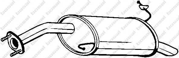 Toba esapament finala HYUNDAI GETZ (TB) (2002 - 2010) BOSAL 165-287 piesa NOUA