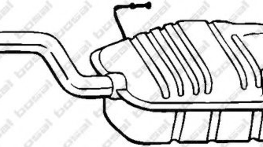 Toba esapament finala LANCIA PHEDRA (179) (2002 - 2010) BOSAL 190-905 piesa NOUA