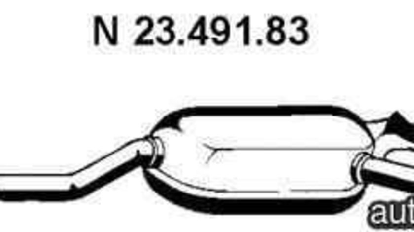 Toba esapament finala MERCEDES-BENZ COUPE (C124) EBERSPÄCHER 23.491.83
