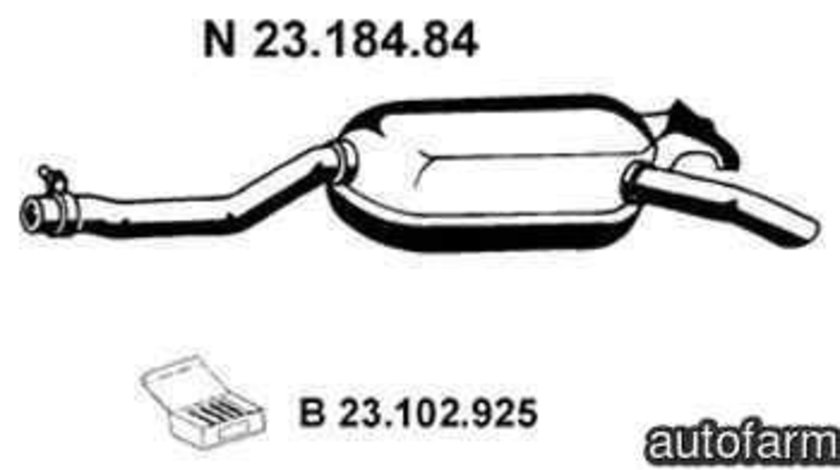 Toba esapament finala MERCEDES-BENZ COUPE (C124) EBERSPÄCHER 23.184.84