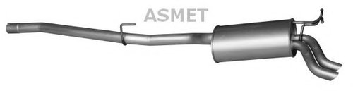 Toba esapament finala MERCEDES E-CLASS (W210) (1995 - 2003) ASMET 01.075 piesa NOUA