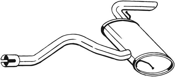 Toba esapament finala MERCEDES VITO / MIXTO caroserie (W639) (2003 - 2016) BOSAL 175-431 piesa NOUA