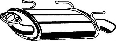 Toba esapament finala NISSAN ALMERA II Hatchback (N16) (2000 - 2016) ASMET 14.033 piesa NOUA