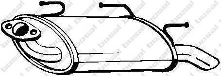 Toba esapament finala NISSAN ALMERA TINO (V10) (1998 - 2006) BOSAL 145-609 piesa NOUA