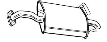 Toba esapament finala NISSAN PRIMERA (P12) (2002 - 2016) WALKER 22391 piesa NOUA