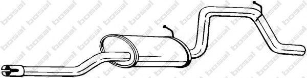 Toba esapament finala OPEL AGILA (A) (H00) (2000 - 2007) BOSAL 281-519 piesa NOUA