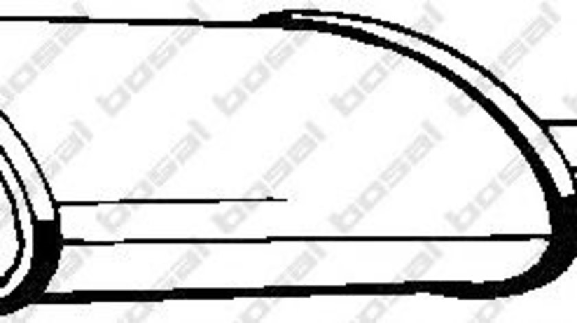 Toba esapament finala OPEL ASTRA F Hatchback (53, 54, 58, 59) (1991 - 1998) BOSAL 185-999 piesa NOUA