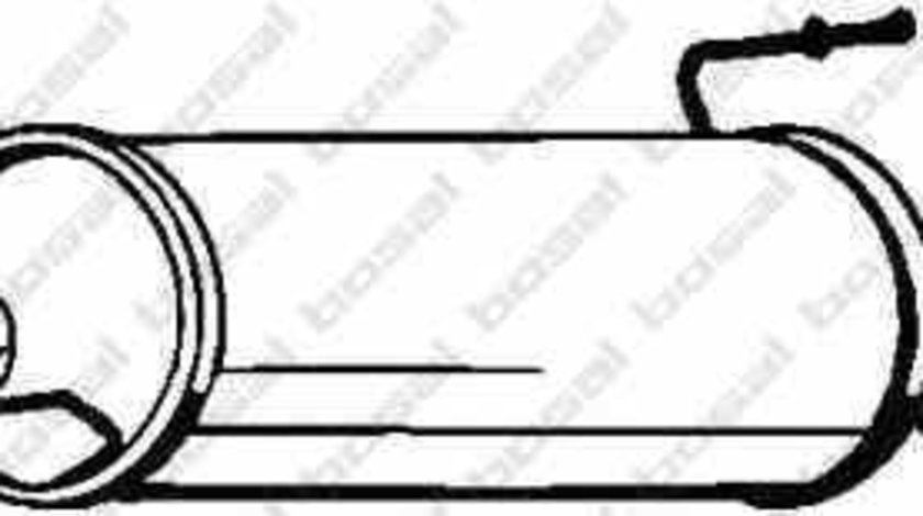 Toba esapament finala OPEL ASTRA G combi F35 BOSAL 185-445