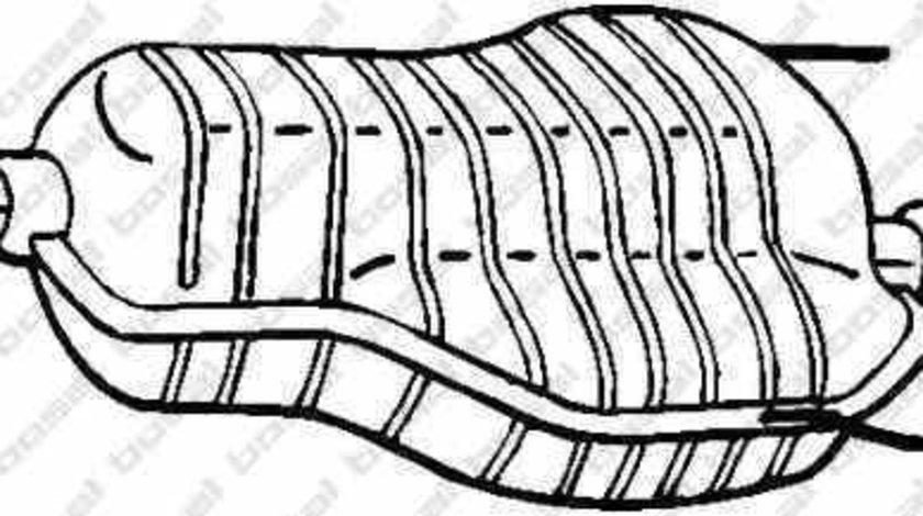 Toba esapament finala OPEL ASTRA H GTC L08 BOSAL 185-469