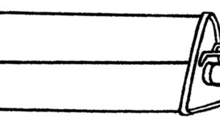 Toba esapament finala OPEL CORSA B (73, 78, 79) (1993 - 2002) QWP WEX146 piesa NOUA