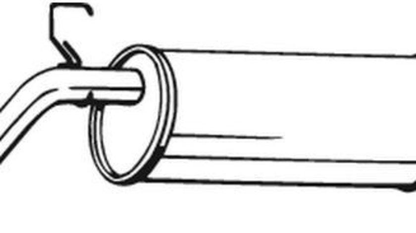 Toba esapament finala OPEL CORSA D (2006 - 2016) BOSAL 185-313 piesa NOUA