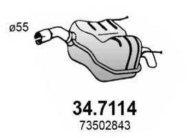 Toba esapament finala OPEL VECTRA C (2002 - 2016) ASSO 34.7114 piesa NOUA