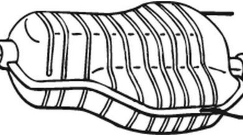 Toba esapament finala OPEL ZAFIRA B (A05) (2005 - 2016) BOSAL 185-647 piesa NOUA