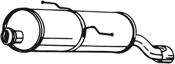 Toba esapament finala PEUGEOT 206 CC (2D) (2000 - 2016) BOSAL 190-603 piesa NOUA