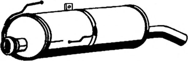 Toba esapament finala PEUGEOT 206 Hatchback (2A/C) (1998 - 2016) ASMET 08.023 piesa NOUA