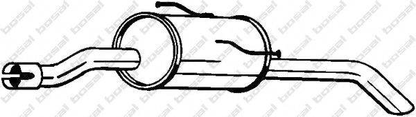Toba esapament finala PEUGEOT 206+ (T3E) (2009 - 2016) BOSAL 190-203 piesa NOUA