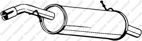 Toba esapament finala PEUGEOT 207 CC (WD) (2007 - 2016) BOSAL 190-087 piesa NOUA