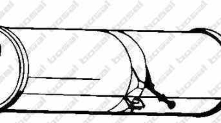 Toba esapament finala PEUGEOT 307 3A/C BOSAL 190-949