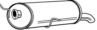 Toba esapament finala PEUGEOT 307 SW (3H) (2002 - 2016) WALKER 23422 piesa NOUA