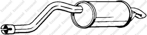 Toba esapament finala RENAULT TWINGO II (CN0) (2007 - 2014) BOSAL 200-081 piesa NOUA