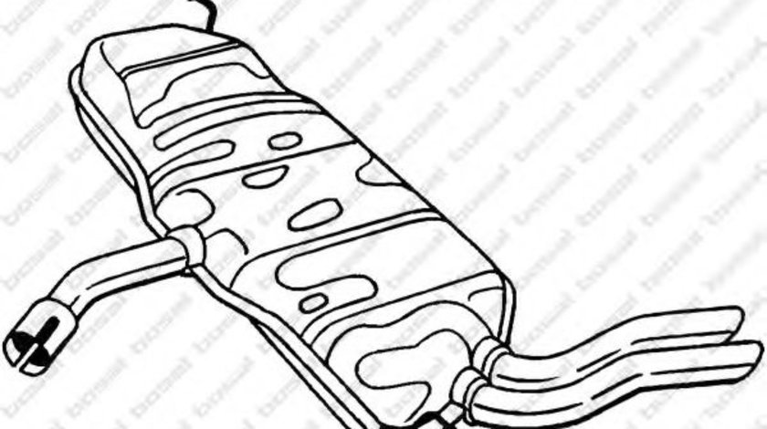 Toba esapament finala SEAT ALTEA (5P1) (2004 - 2016) BOSAL 227-231 piesa NOUA