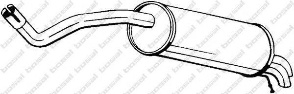 Toba esapament finala SEAT IBIZA IV (6L1) (2002 - 2009) BOSAL 227-021 piesa NOUA