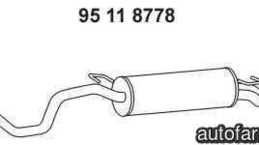 Toba esapament finala SEAT IBIZA IV (6L1) EBERSPÄCHER 95 11 8778