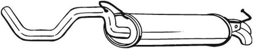 Toba esapament finala SEAT LEON (1M1) (1999 - 2006) BOSAL 278-145 piesa NOUA