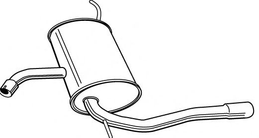 Toba esapament finala SEAT LEON (1P1) (2005 - 2012) WALKER 23261 piesa NOUA