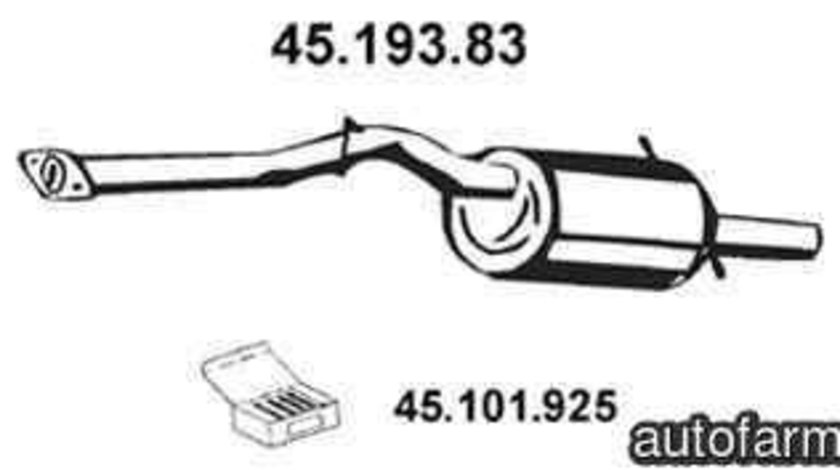 Toba esapament finala SUBARU IMPREZA limuzina (GC) EBERSPÄCHER 45.193.83