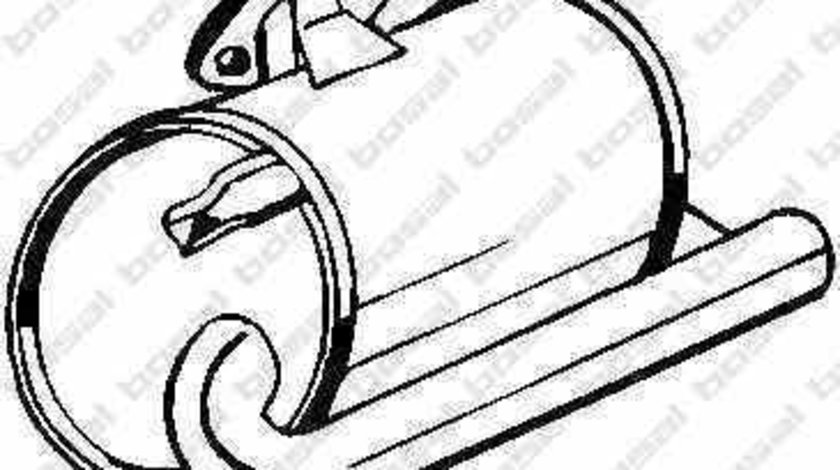 Toba esapament finala SUBARU LIBERO bus E10 E12 BOSAL 229-683