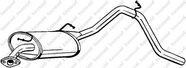 Toba esapament finala SUZUKI WAGON R+ (MM) (2000 - 2016) BOSAL 219-553 piesa NOUA