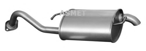 Toba esapament finala TOYOTA COROLLA Verso (ZDE12, CDE12) (2001 - 2004) ASMET 20.036 piesa NOUA