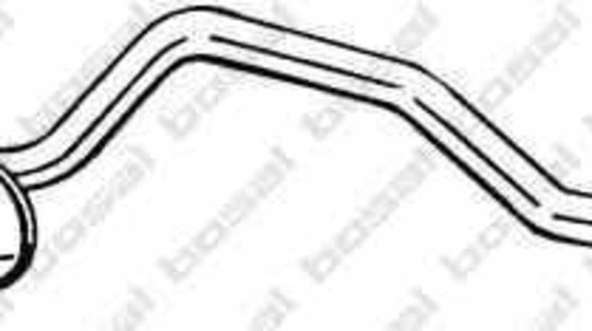 Toba esapament finala TOYOTA LAND CRUISER Hardtop J7 BOSAL 286-013