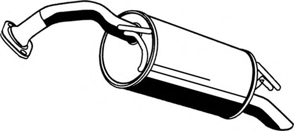 Toba esapament finala TOYOTA YARIS (P1) (1999 - 2005) ASMET 20.030 piesa NOUA