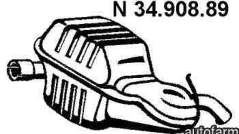 Toba esapament finala VOLVO V70 II (SW) EBERSPÄCHER 34.908.89