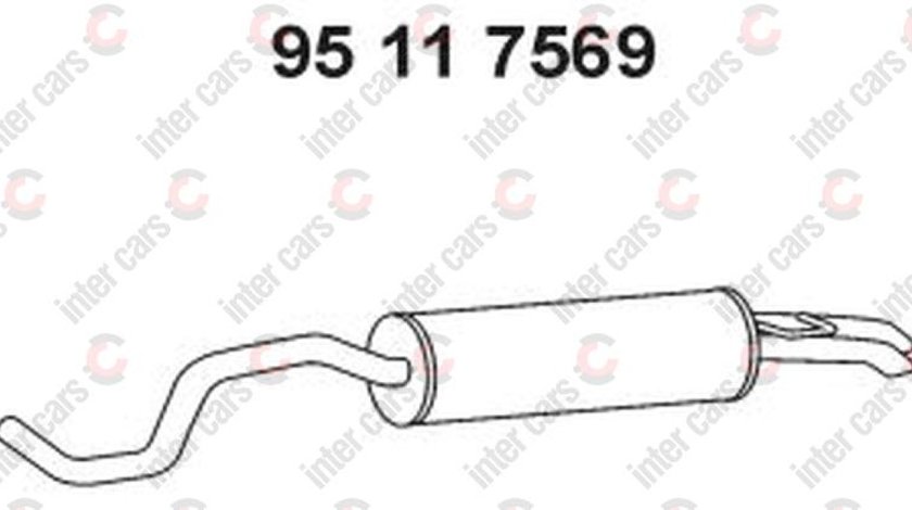 Toba esapament finala VW BORA 1J2 Producator EBERSPÄCHER 95117569