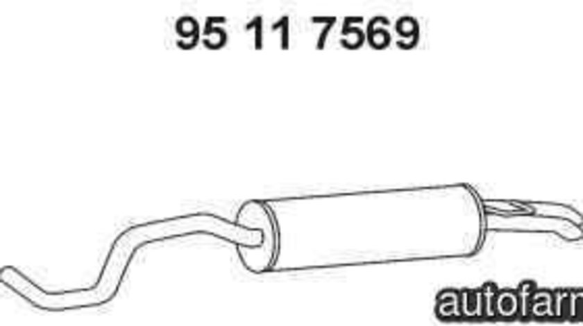 Toba esapament finala VW BORA combi (1J6) EBERSPÄCHER 95117569