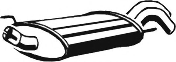 Toba esapament finala VW GOLF III (1H1) (1991 - 1998) ASMET 03.052 piesa NOUA
