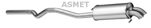 Toba esapament finala VW MULTIVAN V (7HM, 7HN, 7HF, 7EF, 7EM, 7EN) (2003 - 2015) ASMET 04.109 piesa ...