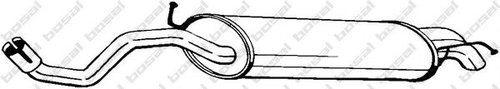Toba esapament finala VW NEW BEETLE Cabriolet (1Y7) (2002 - 2010) BOSAL 279-609 piesa NOUA