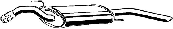 Toba esapament finala VW PASSAT (3A2, 35I) (1988 - 1997) ASMET 04.034 piesa NOUA