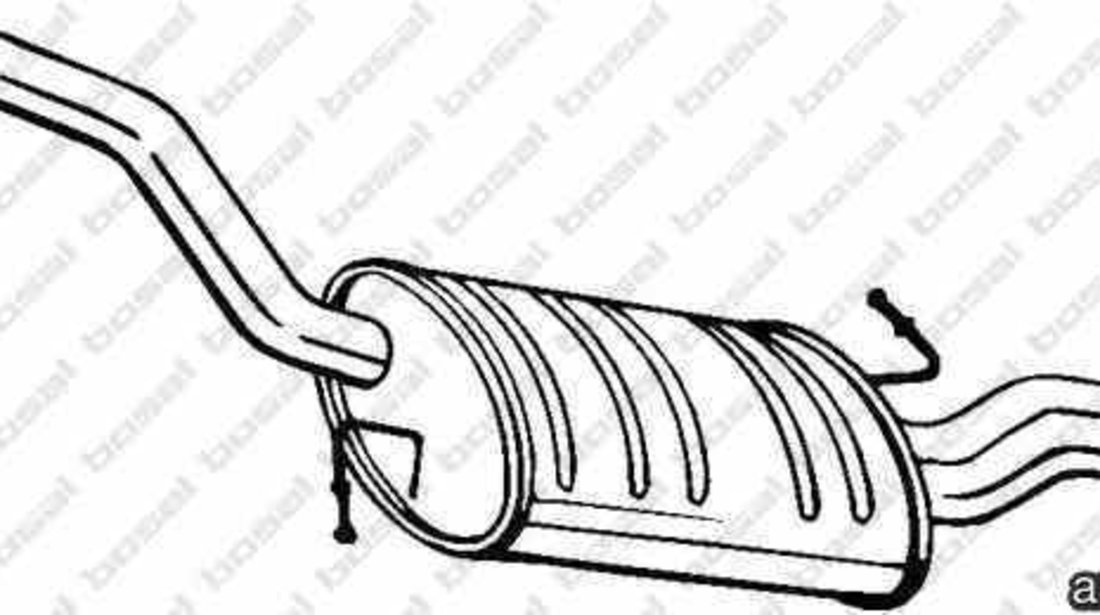 Toba esapament finala VW PASSAT CC 357 BOSAL 233-145