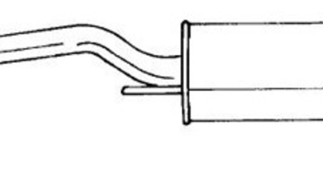 Toba esapament finala VW POLO (6N2) (1999 - 2001) QWP WEX184 piesa NOUA