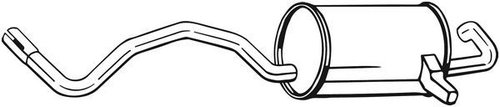 Toba esapament finala VW TOUAREG (7LA, 7L6, 7L7) (2002 - 2010) BOSAL 280-813 piesa NOUA