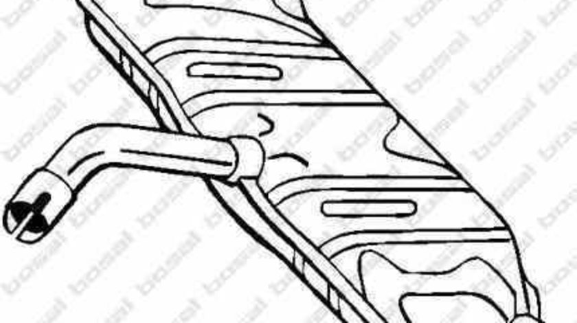 Toba esapament finala VW TOURAN 1T1 1T2 BOSAL 233-581