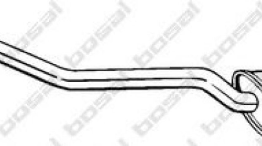 Toba esapament intermediara BMW Seria 1 Cabriolet (E88) (2008 - 2013) BOSAL 291-023 piesa NOUA